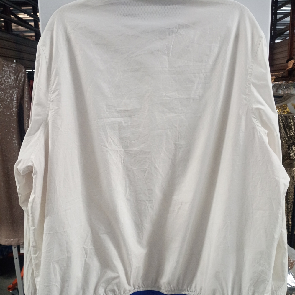 Champion White Jacket with Red and Blue Accents - Picture 2 of 3